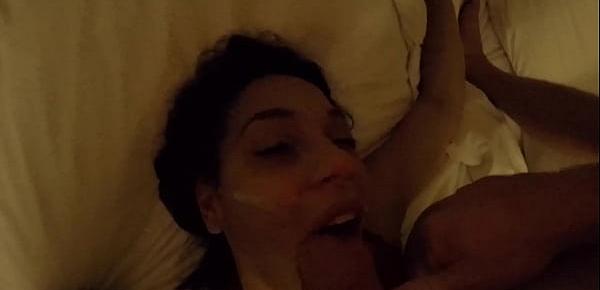  Light Skinned Milf Catching A Cumshot In A California Hotel Room